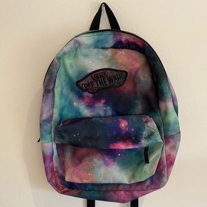 Vans Off The Wall Unisex Schooling Zip Up Galaxy Realm Backpack